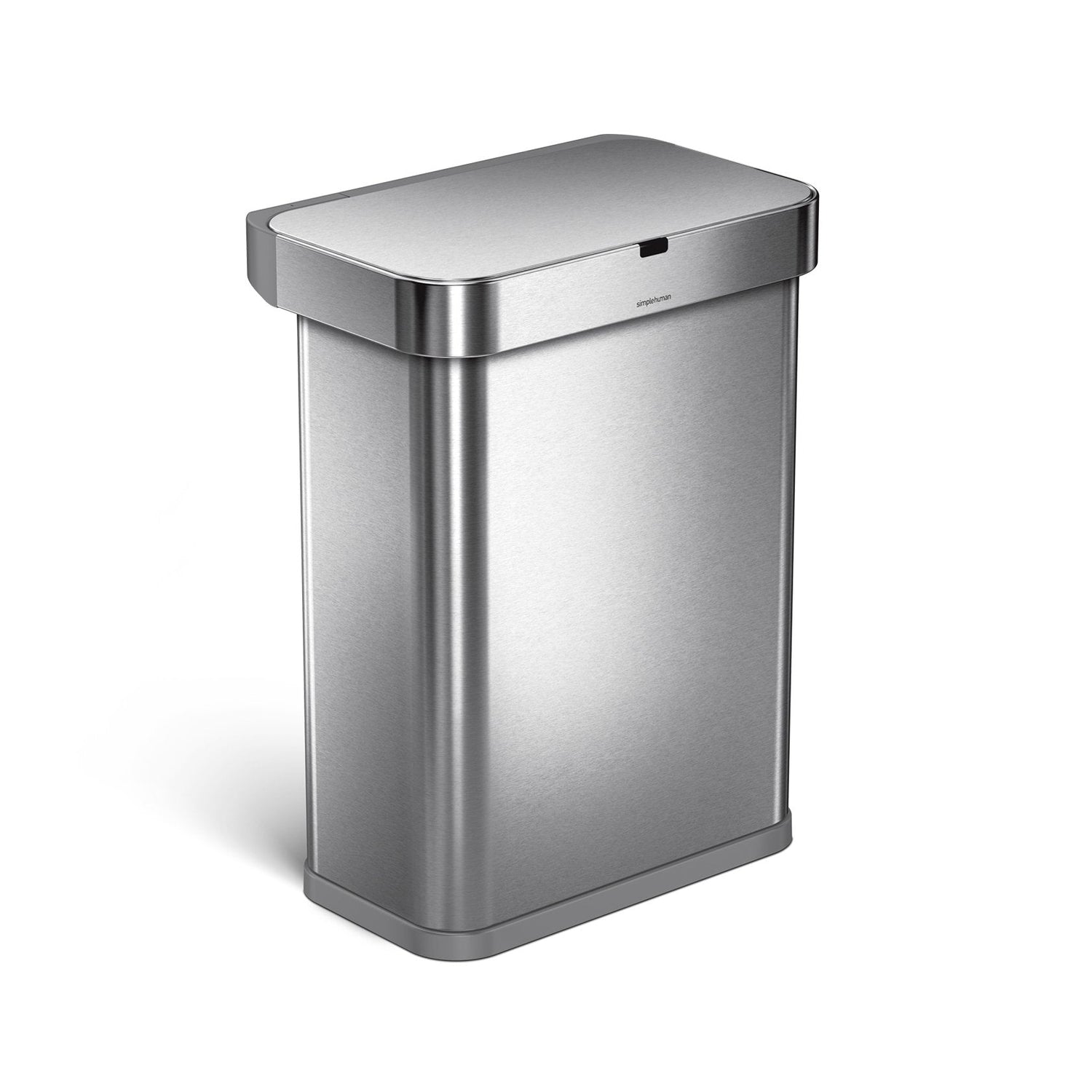 simplehuman 58 litre rectangular sensor bin with voice control