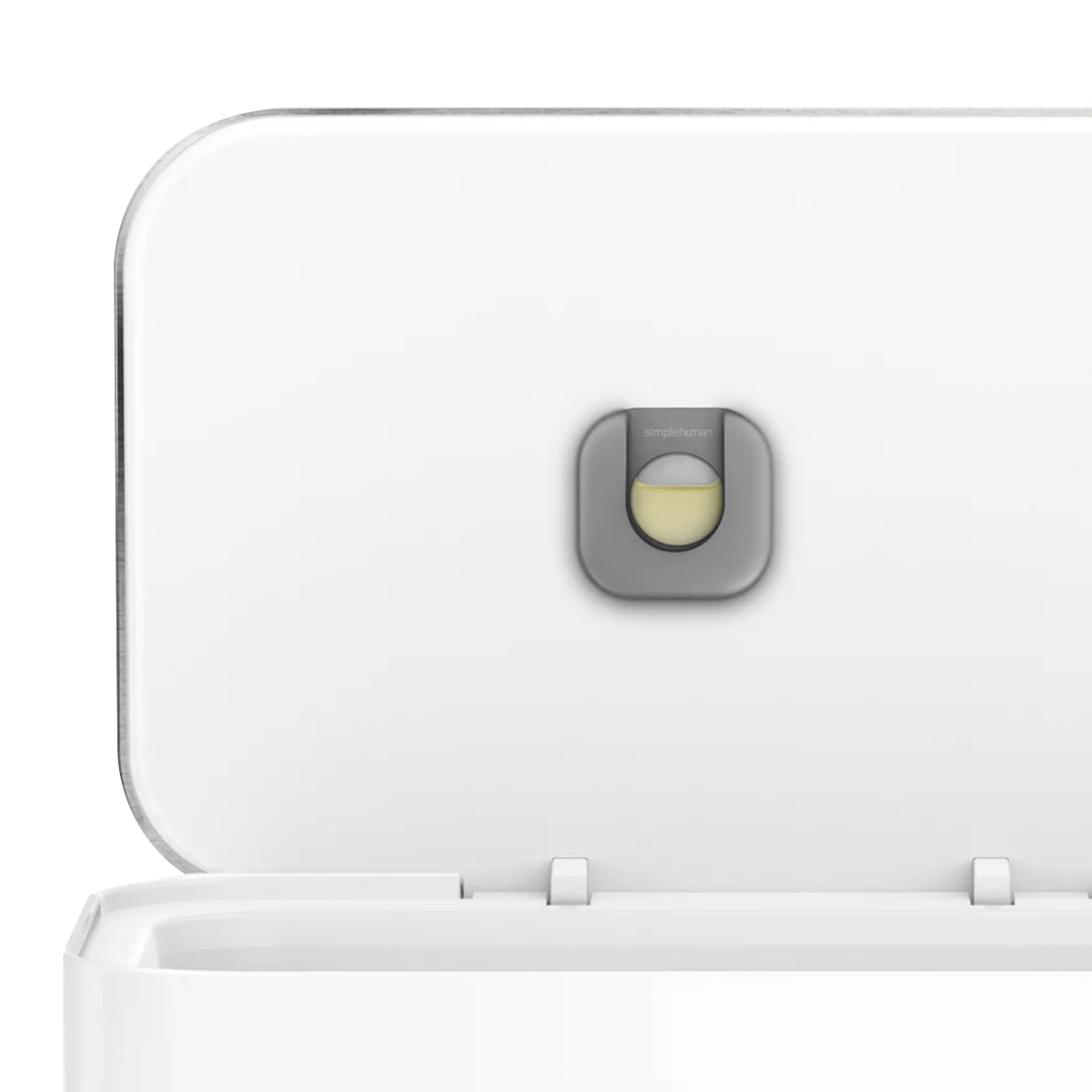 55 litre, rectangular pedal bin with liner pocket