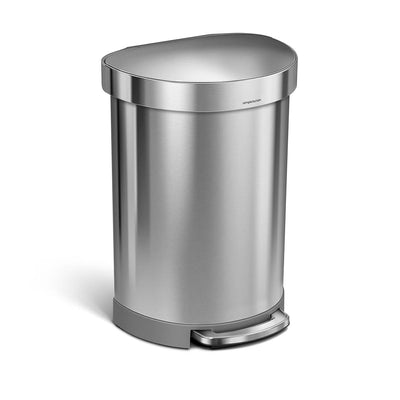 60L semi-round pedal bin