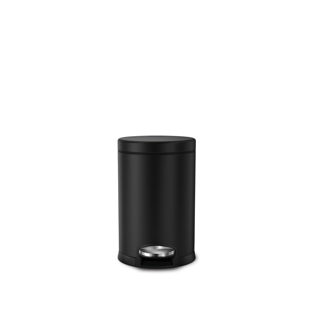 4.5 litre, round pedal bin