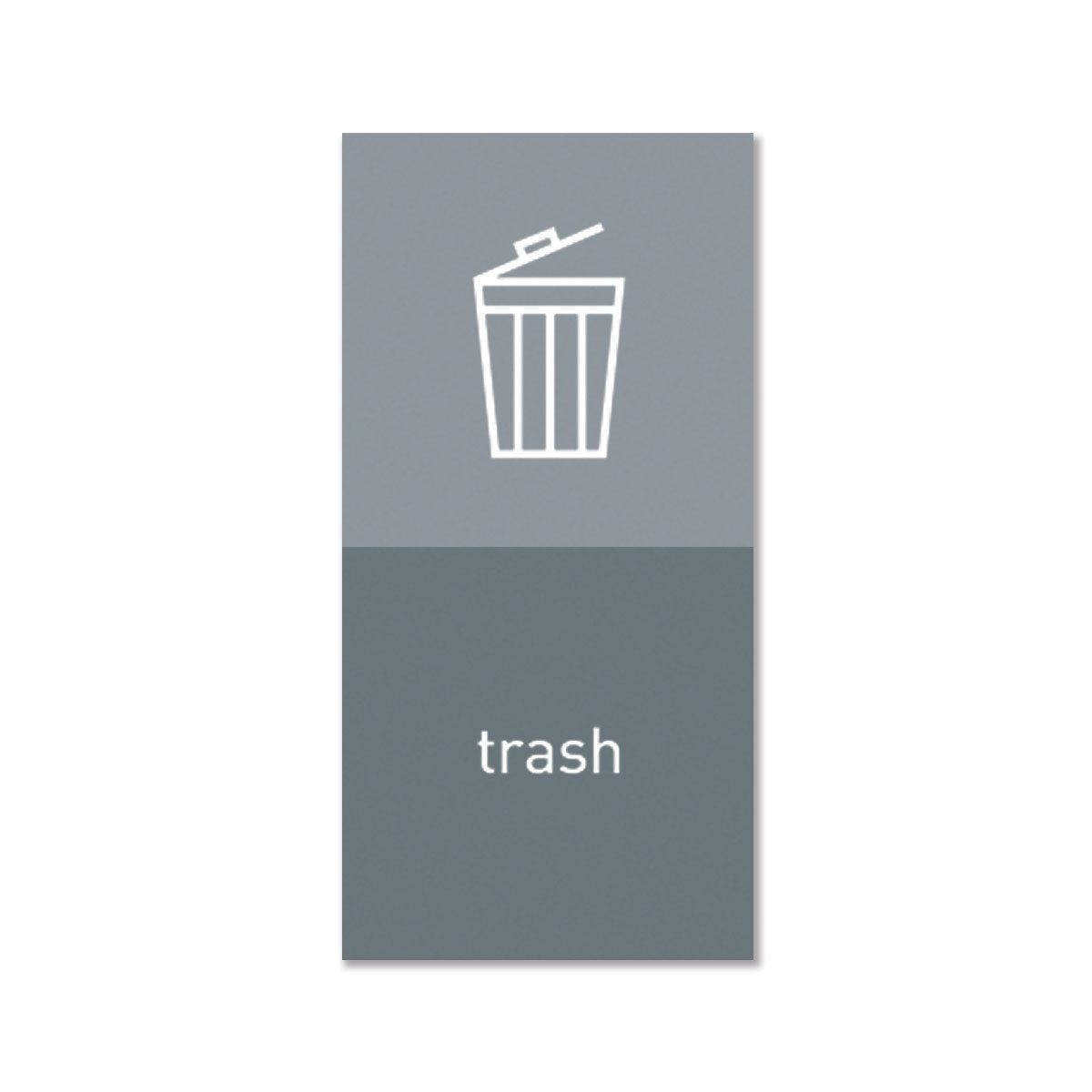 magnetic sorting label - trash - main image