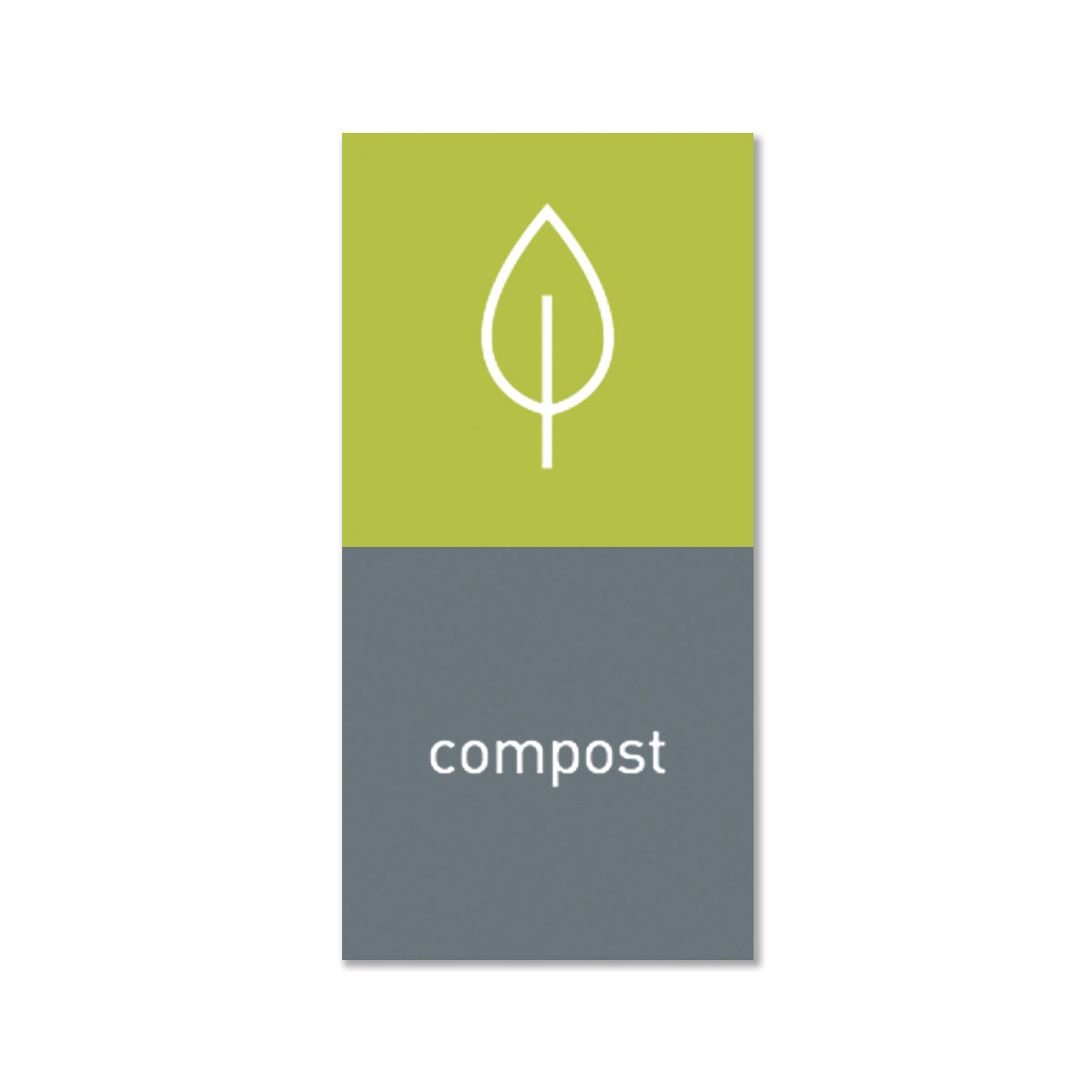 magnetic sorting label - compost - main image