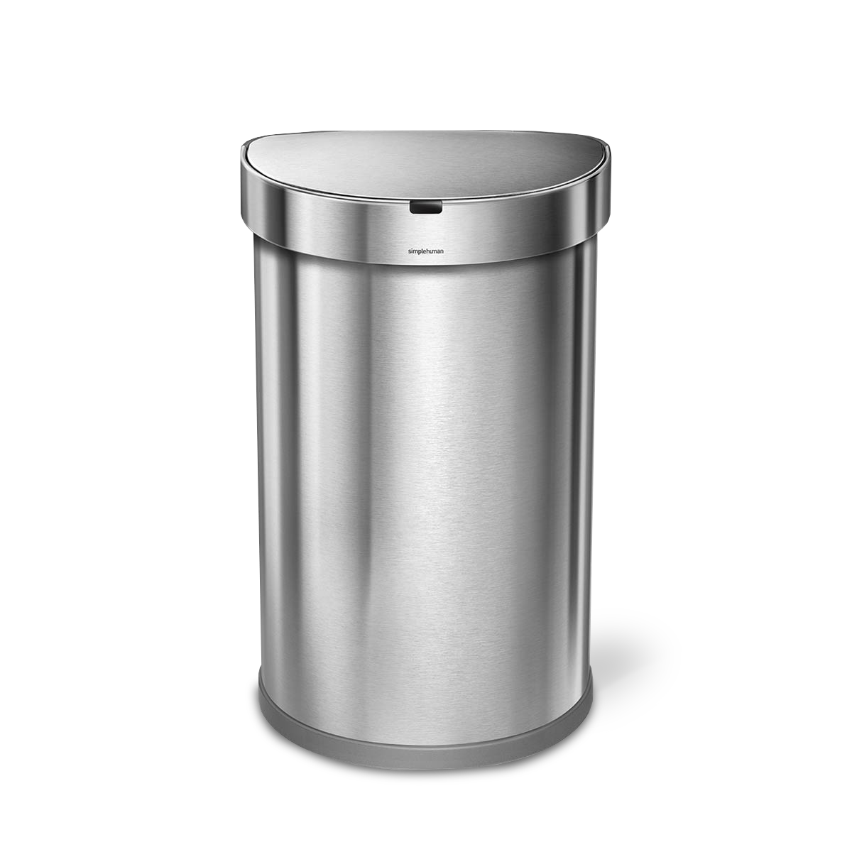 45 litre, semi-round sensor bin with liner pocket