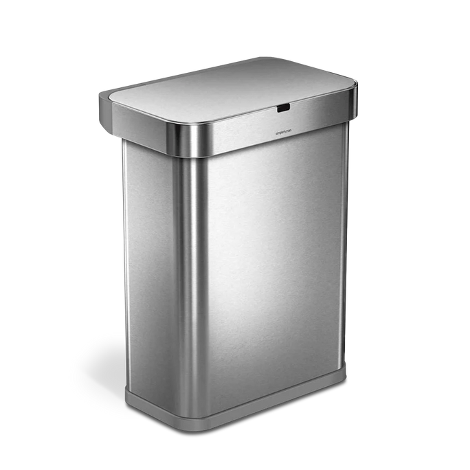 58 litre rectangular sensor bin with voice and motion sensor