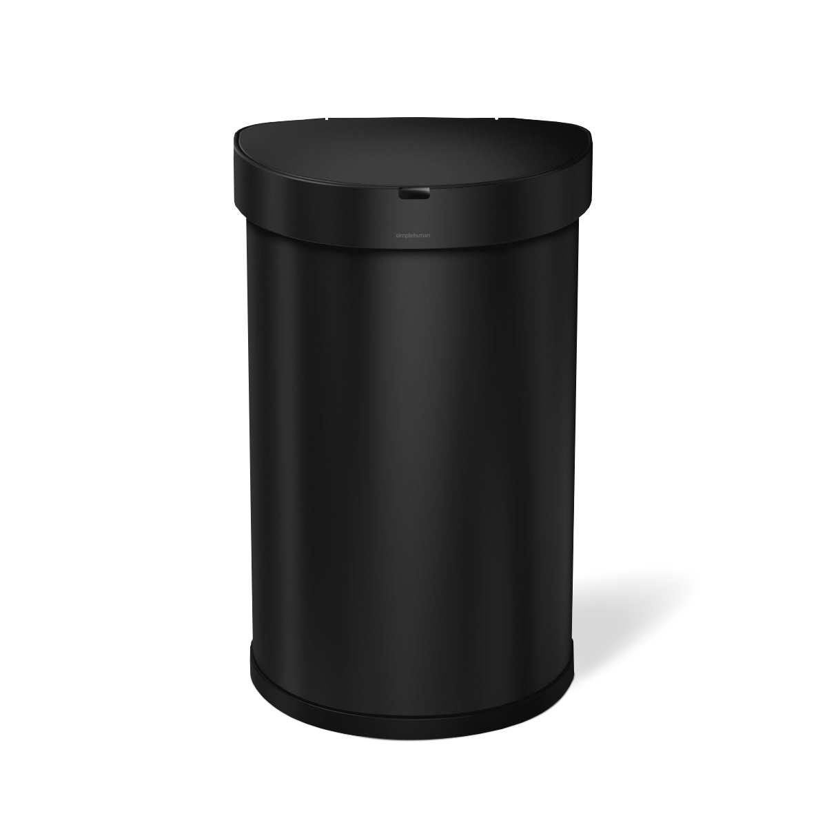 45 litre, semi-round sensor bin with liner pocket