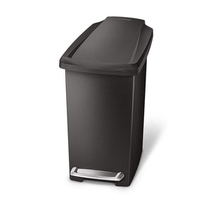 10 litre, slim pedal bin