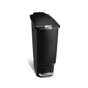 40 litre, slim pedal bin