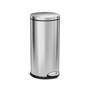 30 litre, round pedal bin